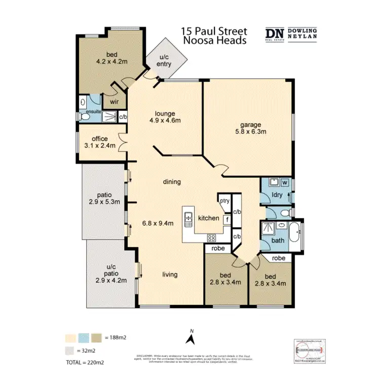 Floorplan of Homely house listing, 15 Paul Street, Noosa Heads QLD 4567