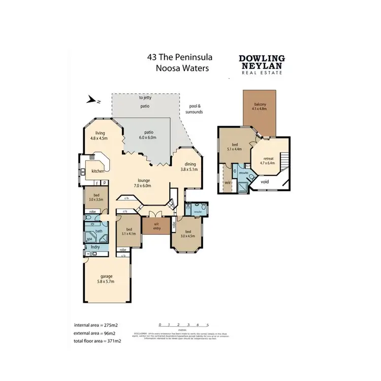 Floorplan of Homely house listing, 43 The Peninsula, Noosa Waters QLD 4566