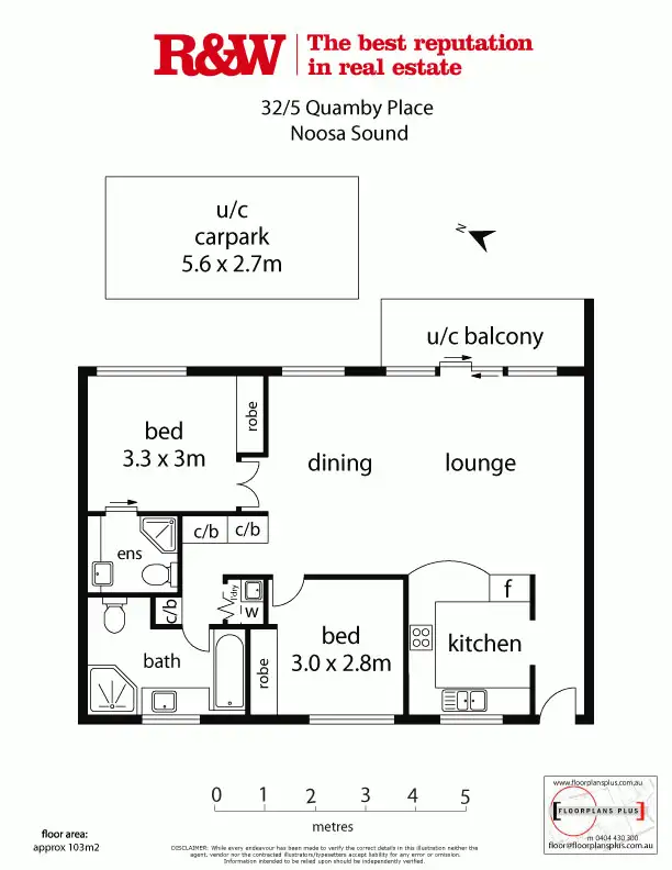 Floorplan of Homely apartment listing, 32/'Culgoa Point' 5 Quamby Place, Noosa Heads QLD 4567