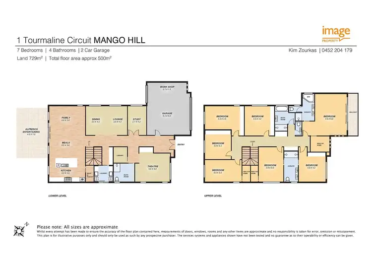 Floorplan of Homely house listing, 1 Tourmaline Circuit, Mango Hill QLD 4509