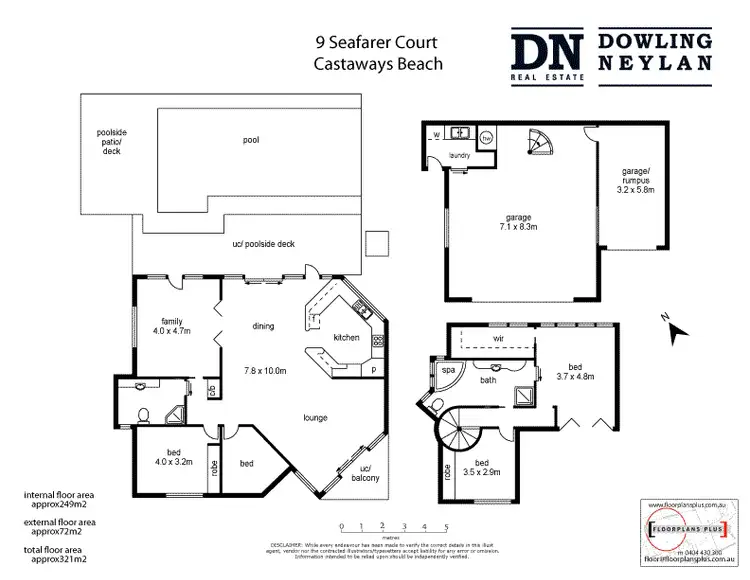 Floorplan of Homely house listing, 9 Seafarer Court, Castaways Beach QLD 4567