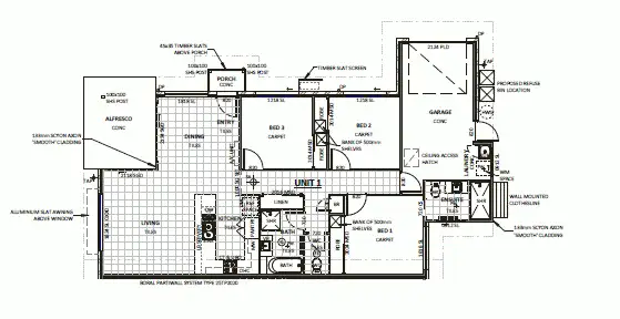 Floorplan of Homely unit listing, Unit 1/28 Tarhwine Street, Tin Can Bay QLD 4580
