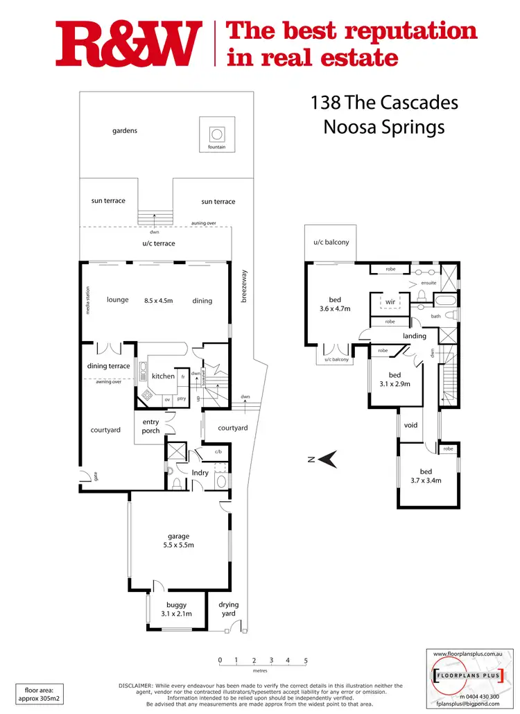 Floorplan of Homely villa listing, 138/61 'The Cascades' Noosa Springs Drive, Noosa Springs QLD 4567
