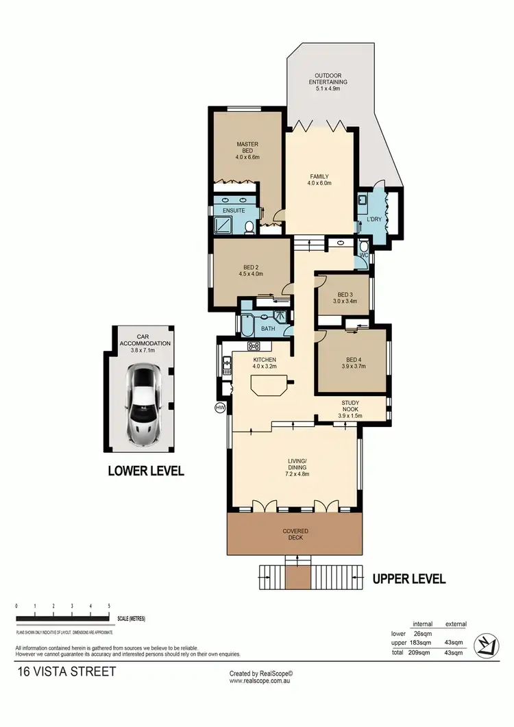 Floorplan of Homely house listing, 16 Vista Street, Balmoral QLD 4171