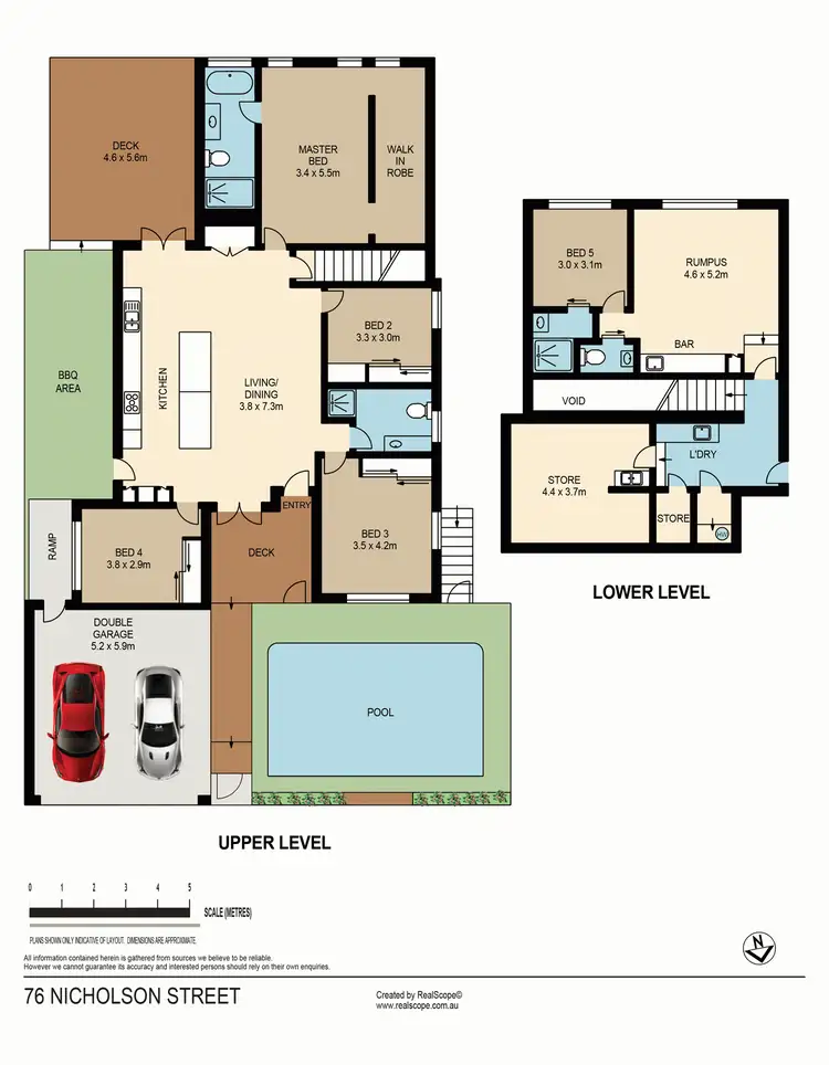 Floorplan of Homely house listing, 76 Nicholson St, Greenslopes QLD 4120