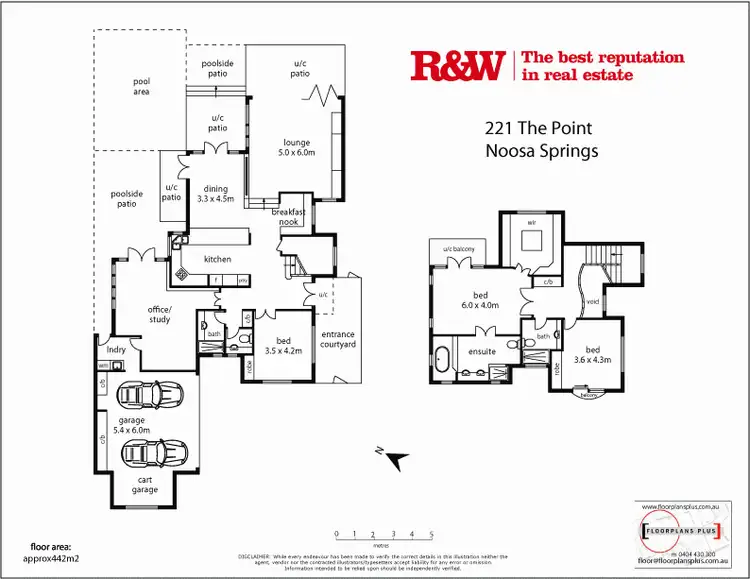 Floorplan of Homely villa listing, 221/61 Noosa Springs Drive, Noosa Springs QLD 4567