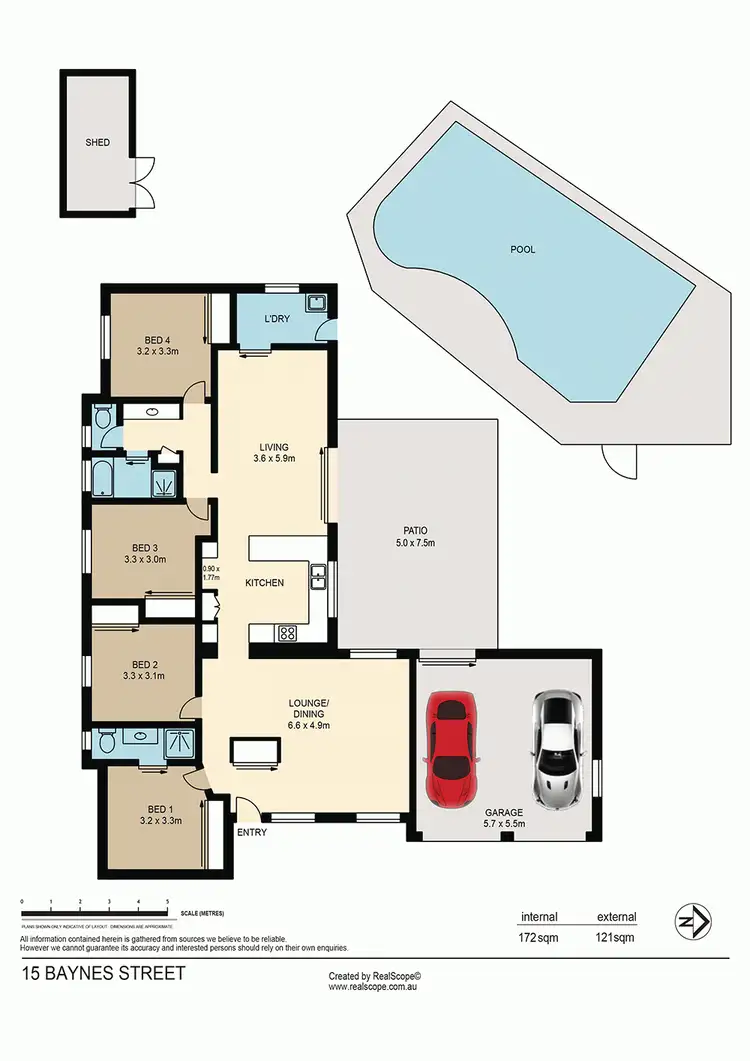 Floorplan of Homely house listing, 15 Baynes Street, Carindale QLD 4152