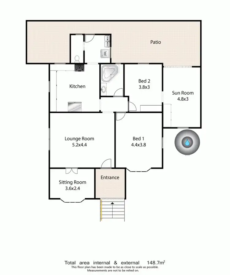 Floorplan of Homely house listing, 57 Porteus Drive, Seven Hills QLD 4170