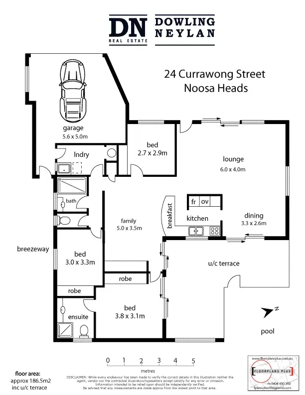 Floorplan of Homely house listing, 24 Currawong Street, Noosa Heads QLD 4567