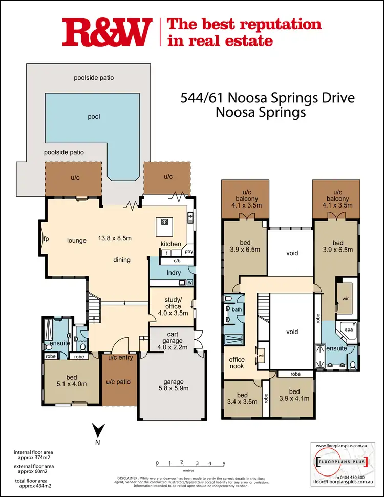 Floorplan of Homely house listing, 544/61 'The Ridge' Noosa Springs Drive, Noosa Springs QLD 4567