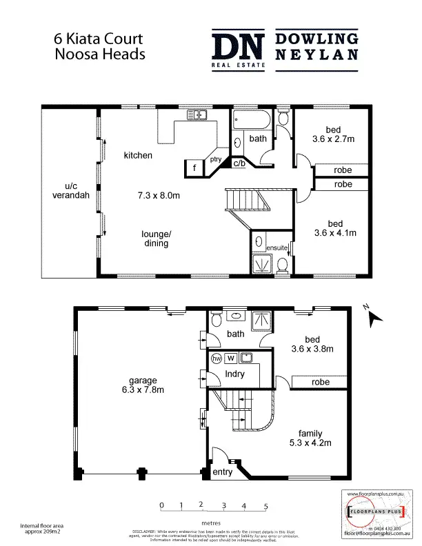 Floorplan of Homely house listing, 6 Kiata Court, Noosa Heads QLD 4567
