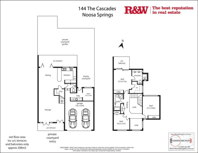 Floorplan of Homely townhouse listing, 144/61 Noosa Springs Drive, Noosa Heads QLD 4567