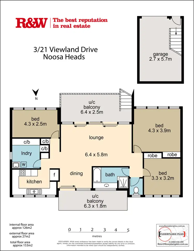 Floorplan of Homely unit listing, 3/21 Viewland Drive, Noosa Heads QLD 4567
