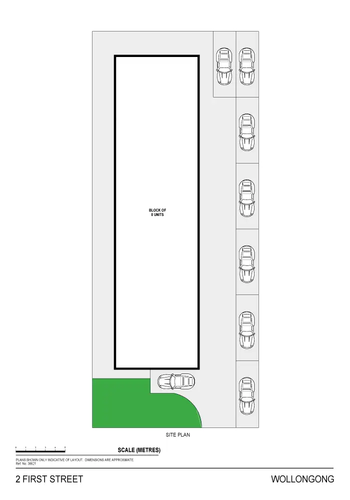 Floorplan of Homely block of units listing, 2 First Street, Wollongong NSW 2500