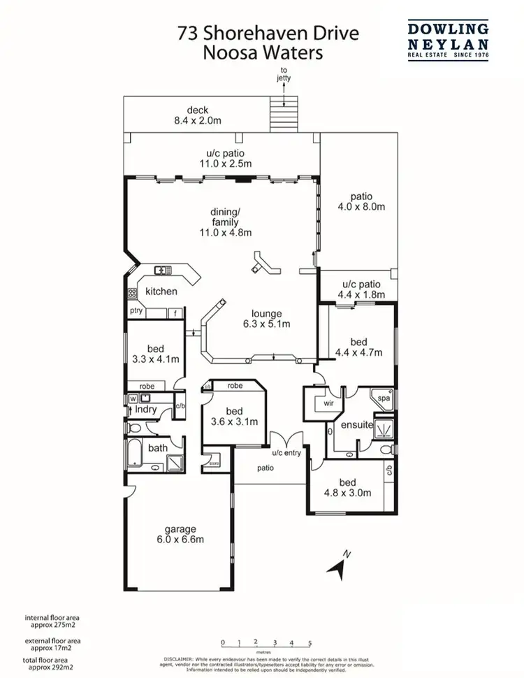 Floorplan of Homely house listing, 73 Shorehaven Drive, Noosa Waters QLD 4566