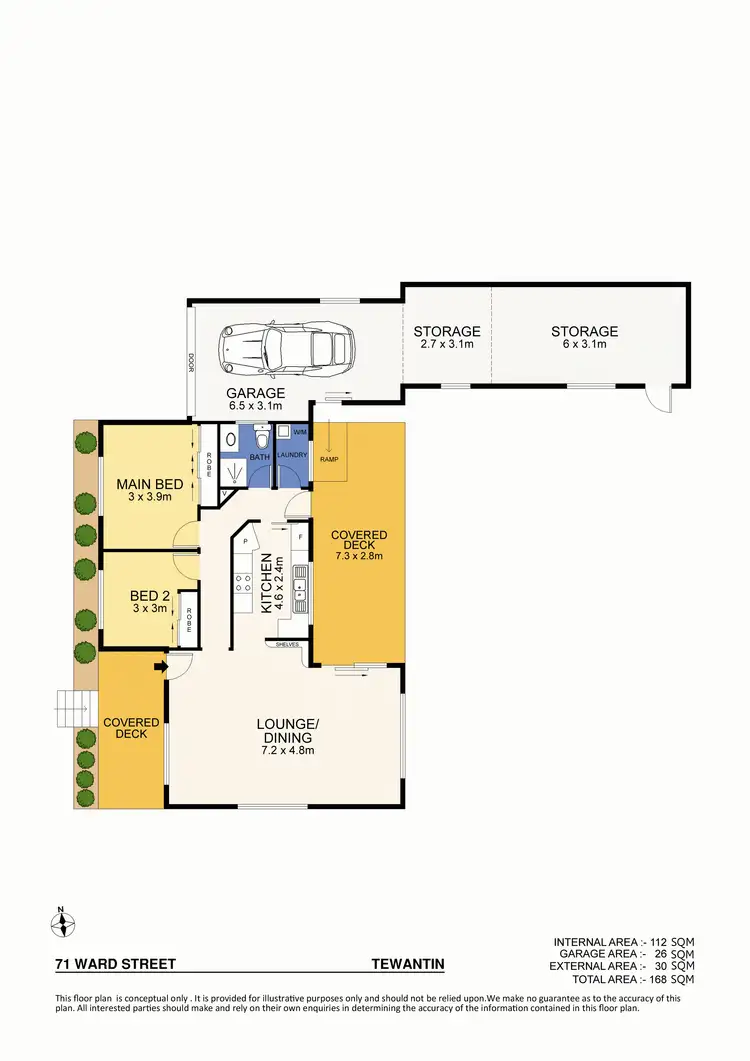 Floorplan of Homely house listing, 71 Ward St, Tewantin QLD 4565