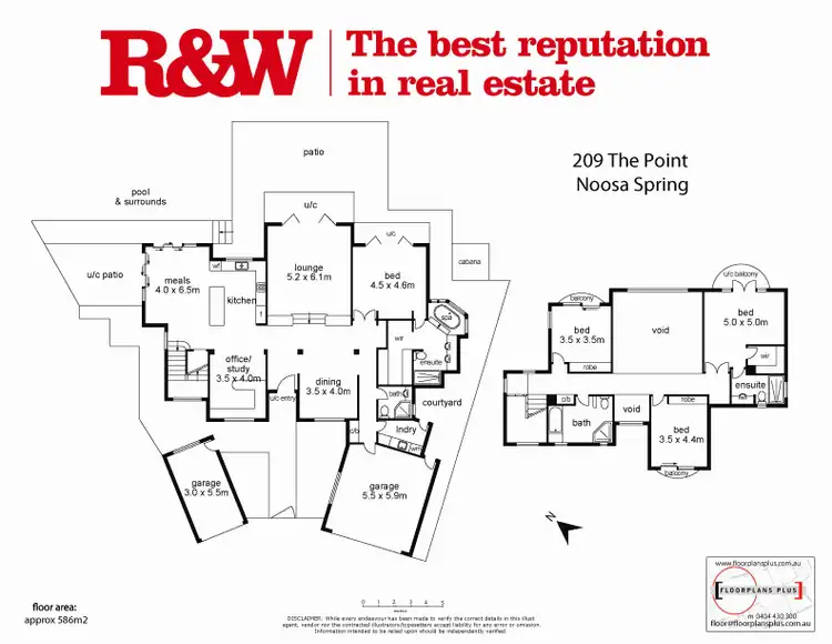 Floorplan of Homely house listing, 209/61 Noosa Springs Drive, Noosa Springs QLD 4567