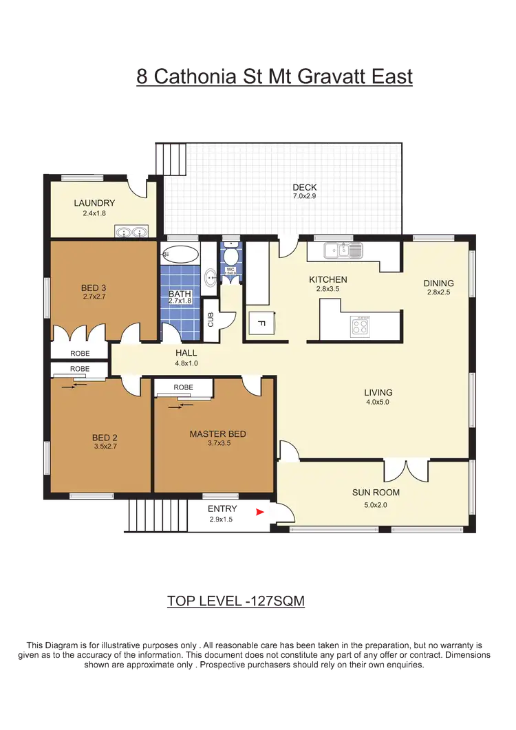 Floorplan of Homely house listing, 8 Carthonia Street, Mount Gravatt East QLD 4122