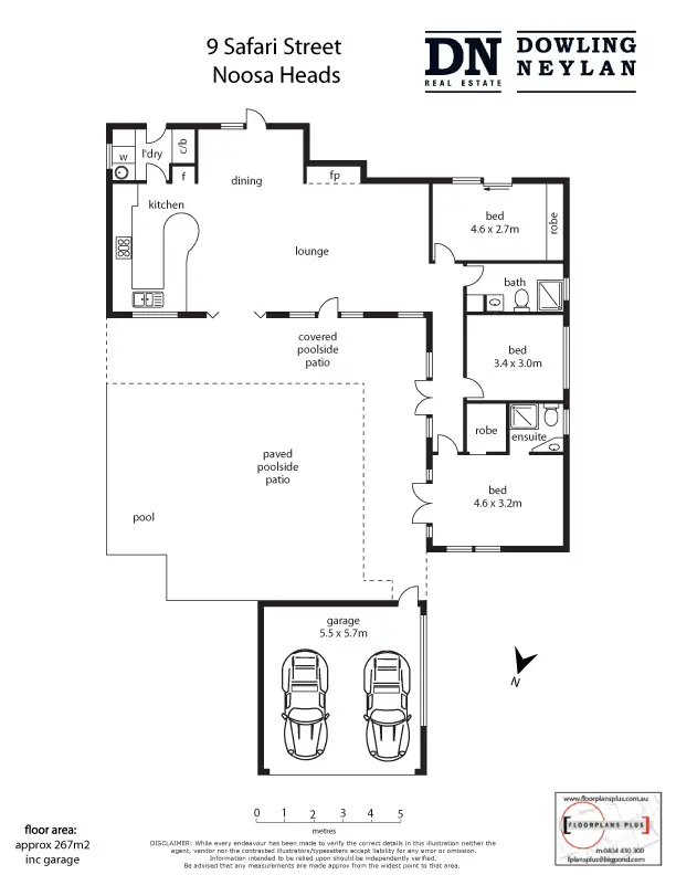 Floorplan of Homely house listing, 9 Safari Street, Noosa Heads QLD 4567