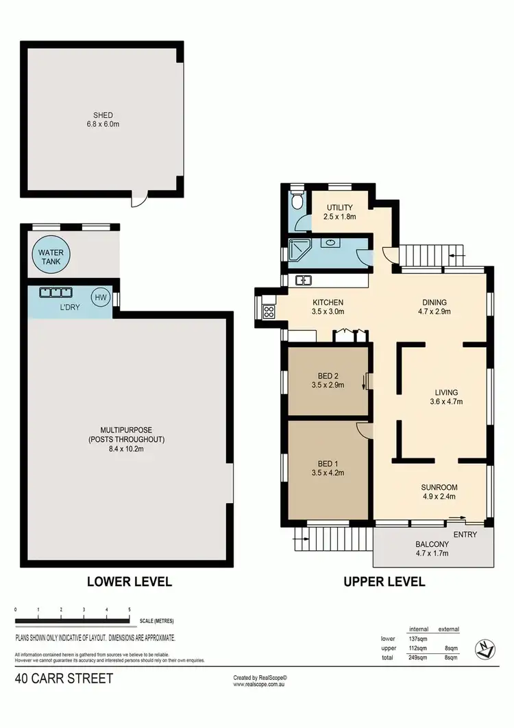 Floorplan of Homely house listing, 40 Carr Street, Bulimba QLD 4171