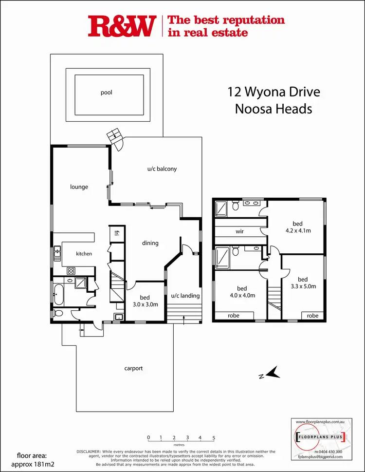 Floorplan of Homely house listing, 12 Wyona Drive, Noosa Heads QLD 4567