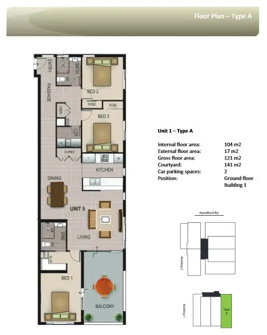 Floorplan of Homely apartment listing, 5/31 Liberty Road, Taigum QLD 4018