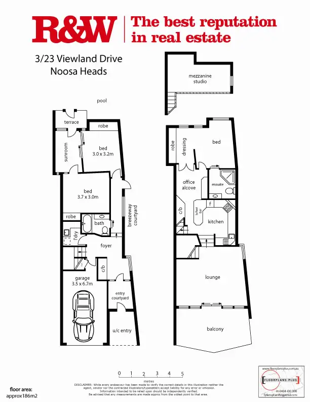 Floorplan of Homely unit listing, 3/23 Viewland Drive, Noosa Heads QLD 4567