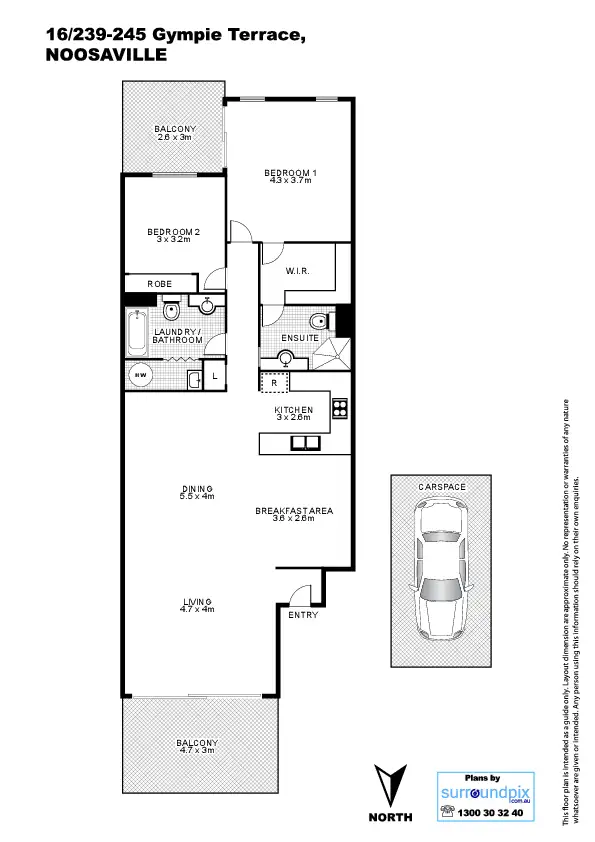 Floorplan of Homely unit listing, 16/239 Gympie Tce, Noosaville QLD 4566