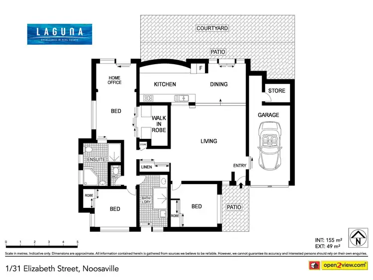 Floorplan of Homely unit listing, 1/31 Elizabeth Street, Noosaville QLD 4566