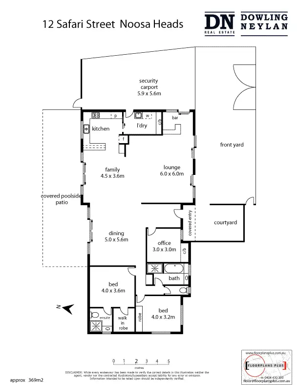 Floorplan of Homely house listing, 12 Safari Street, Noosa Heads QLD 4567
