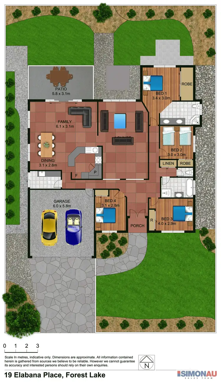 Floorplan of Homely house listing, 19 Elabana Place, Forest Lake QLD 4078