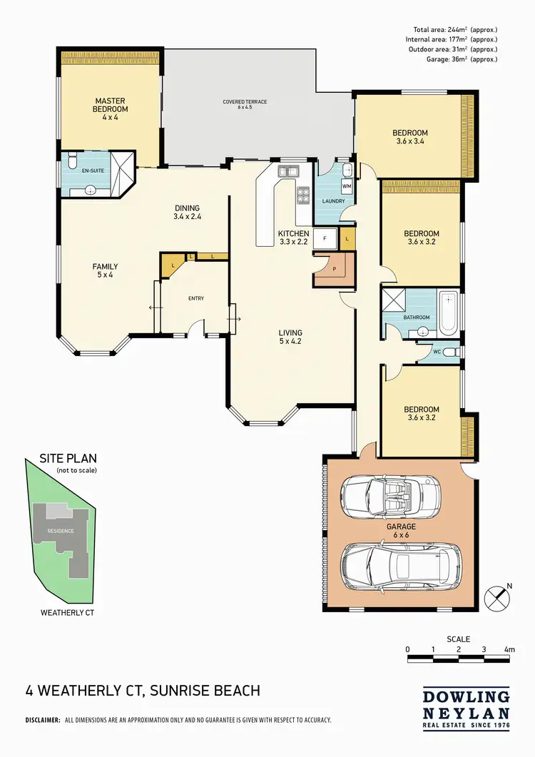 Floorplan of Homely house listing, 4 Weatherly Court, Sunrise Beach QLD 4567