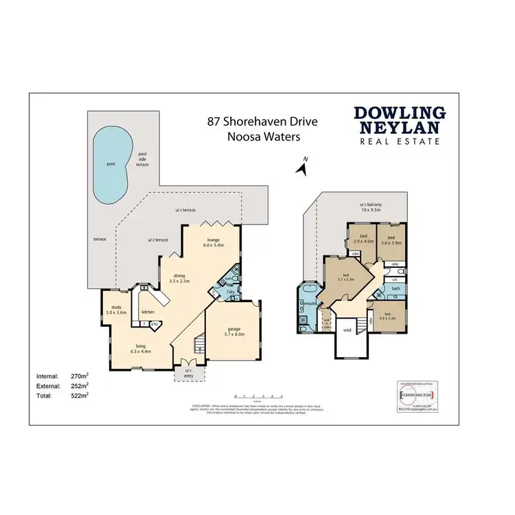 Floorplan of Homely house listing, 87 Shorehaven Drive, Noosa Waters QLD 4566