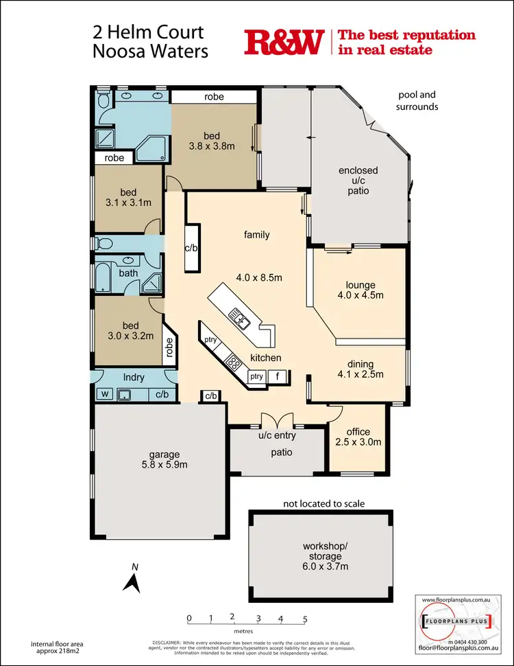 Floorplan of Homely house listing, 2 Helm Court, Noosa Waters QLD 4566