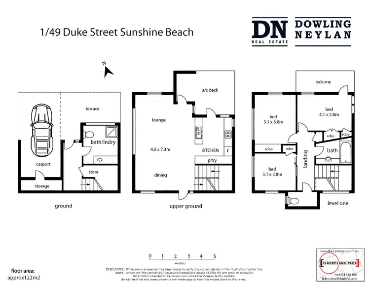 Floorplan of Homely unit listing, 1/49 Duke Street, Sunshine Beach QLD 4567