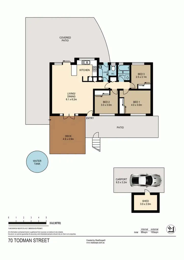 Floorplan of Homely house listing, 70 Todman Street, Carina QLD 4152