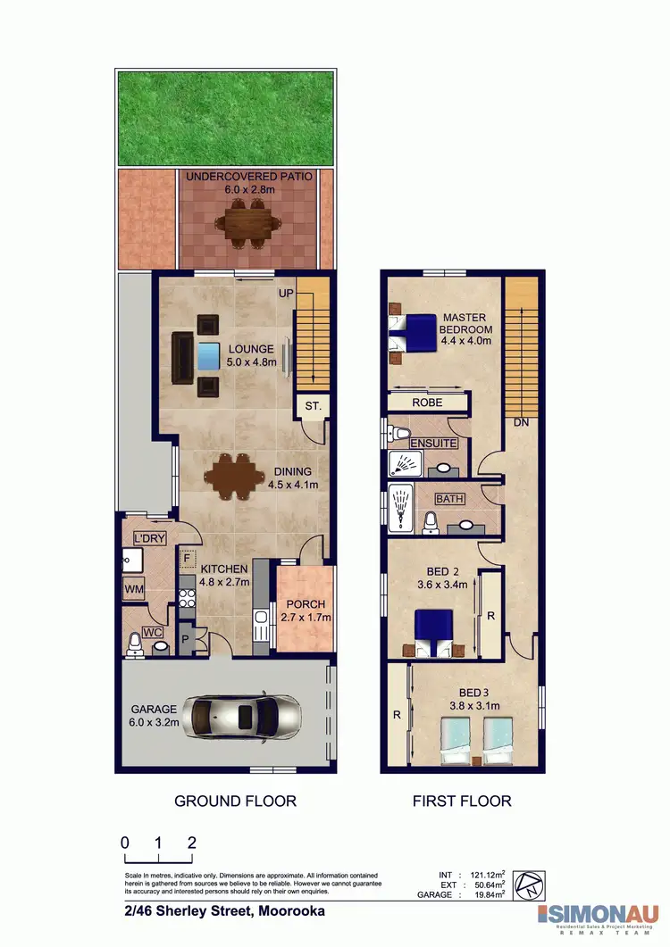 Floorplan of Homely townhouse listing, 3/46 Sherley Street, Moorooka QLD 4105
