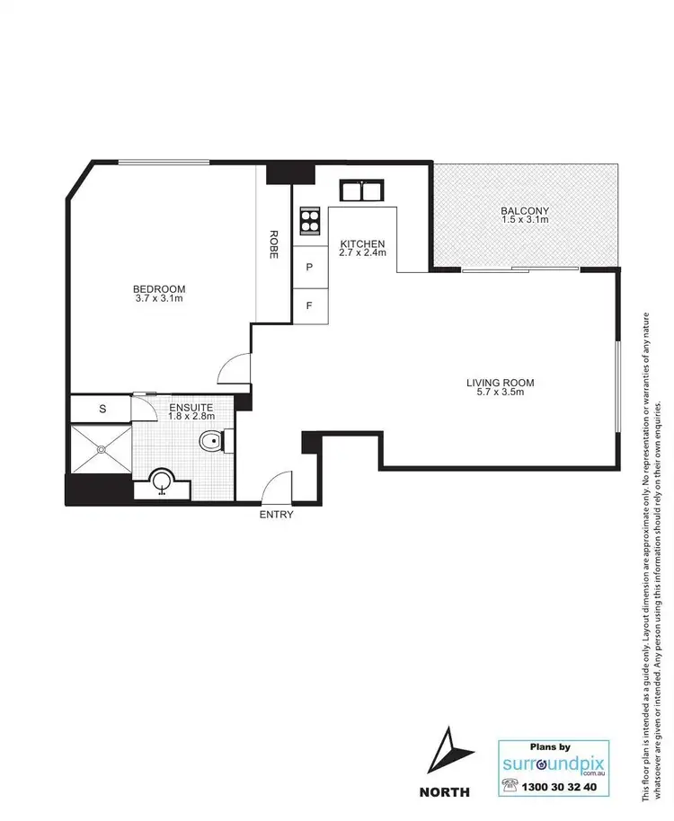 Floorplan of Homely unit listing, 160 Roma Street, Brisbane QLD 4000