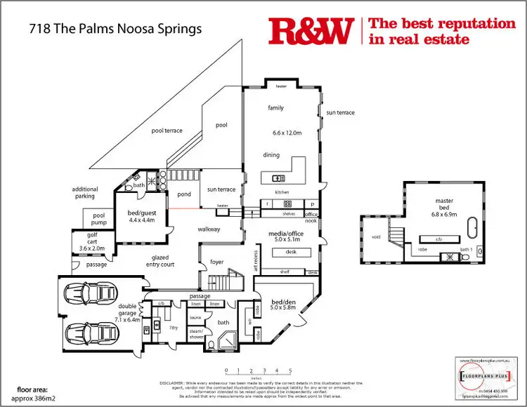 Floorplan of Homely house listing, 718/61 'The Palms' Noosa Springs Drive, Noosa Springs QLD 4567