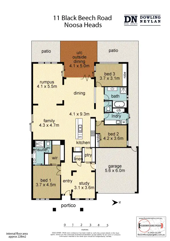 Floorplan of Homely house listing, 11 Black Beech Road, Noosa Heads QLD 4567