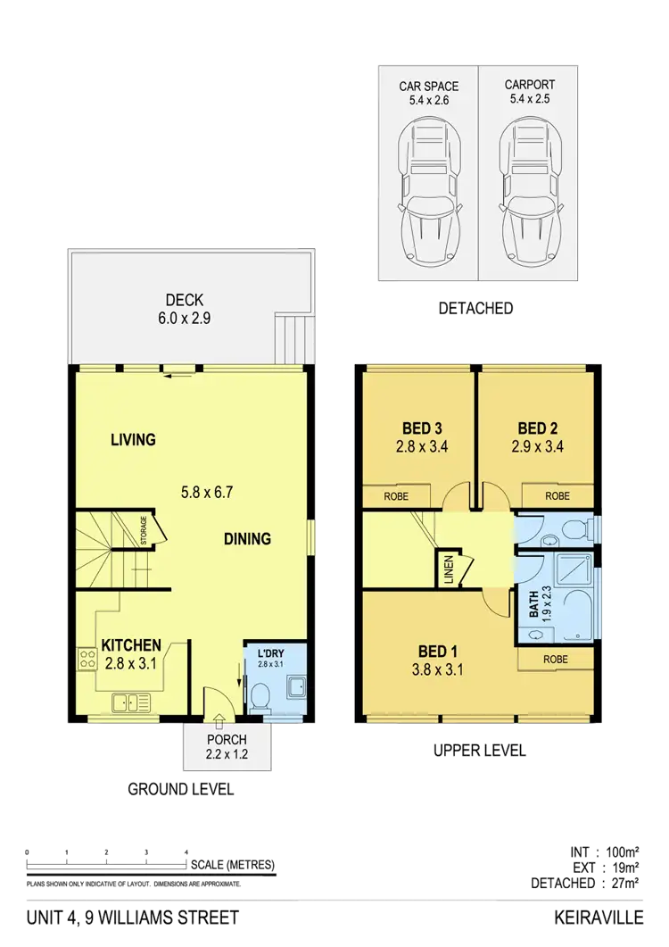 Floorplan of Homely townhouse listing, 4/9 William Street, Keiraville NSW 2500