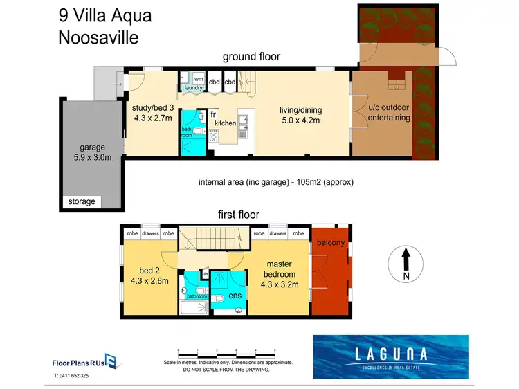 Floorplan of Homely townhouse listing, 9/134 Gympie Terrace, Noosaville QLD 4566