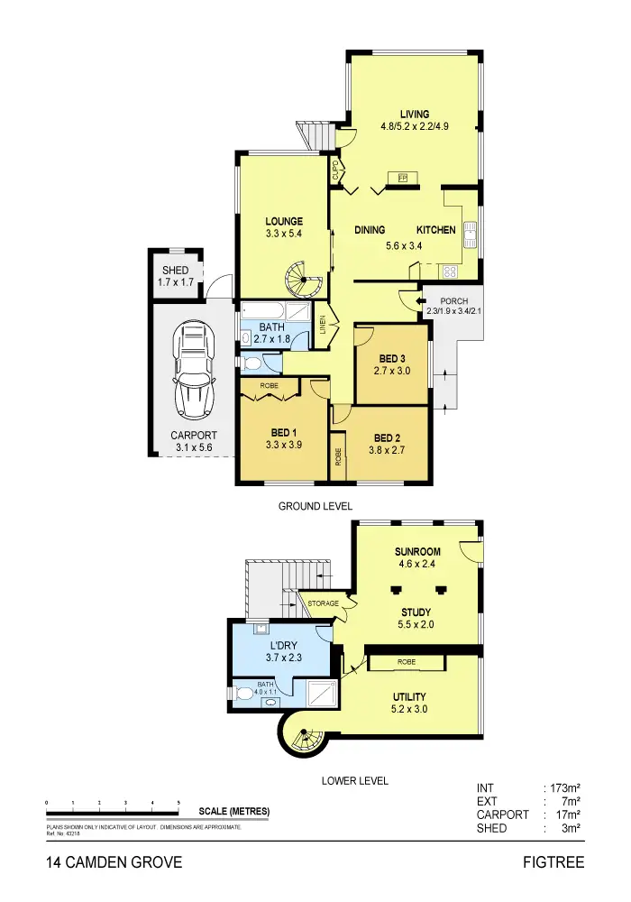 Floorplan of Homely house listing, 14 Camden Grove, Figtree NSW 2525