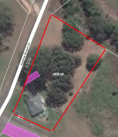 Floorplan of Homely house listing, 40 Andrew Brown Drive, East Deep Creek QLD 4570