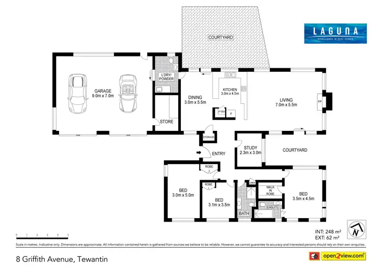 Floorplan of Homely house listing, 8 Griffith Avenue, Tewantin QLD 4565