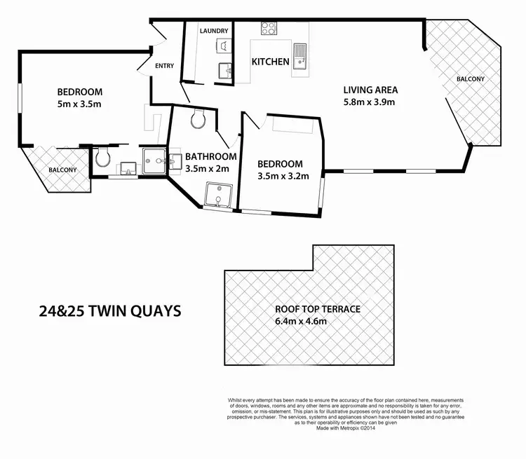Floorplan of Homely unit listing, 24 & 25/9 Albert Street, Noosaville QLD 4566