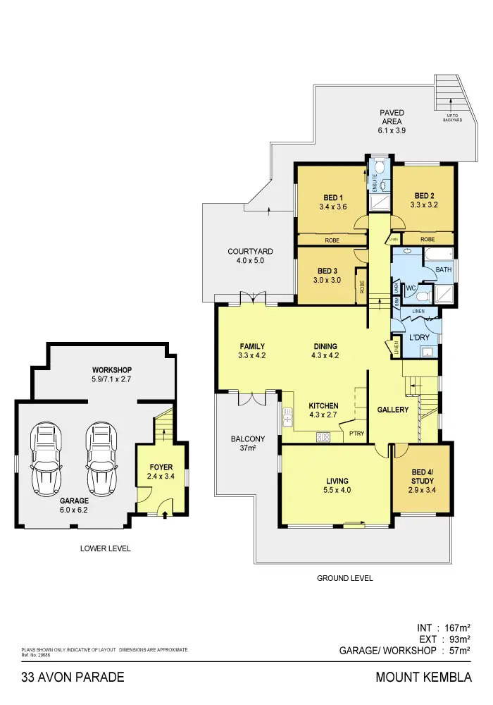 Floorplan of Homely house listing, 33 Avon Parade, Mount Kembla NSW 2526
