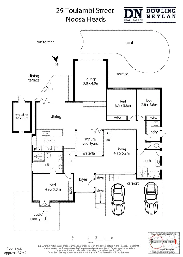 Floorplan of Homely house listing, 29 Toulambi Street, Noosa Heads QLD 4567