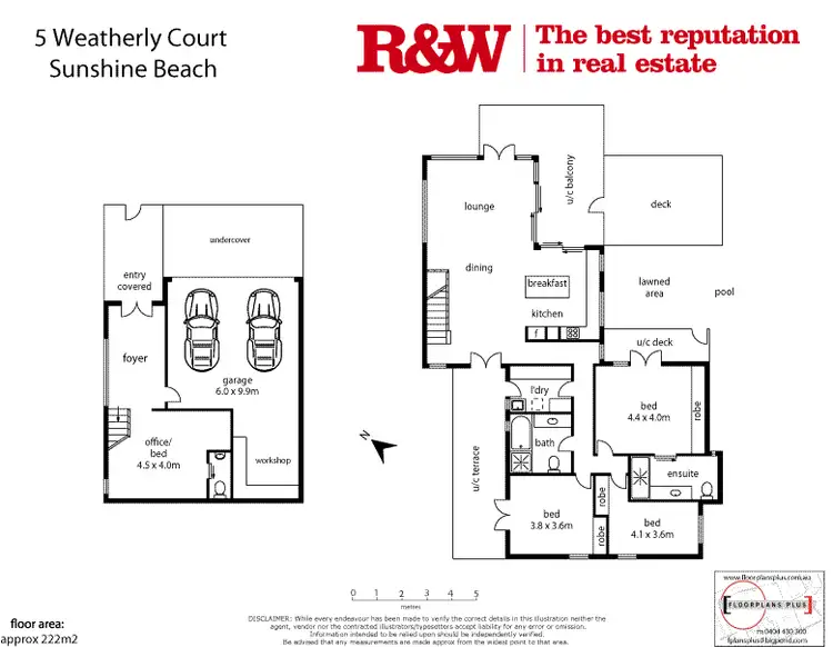 Floorplan of Homely house listing, 5 Weatherly Court, Sunrise Beach QLD 4567