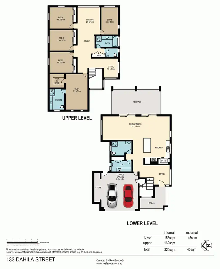 Floorplan of Homely house listing, 133 Dahlia Street, Cannon Hill QLD 4170